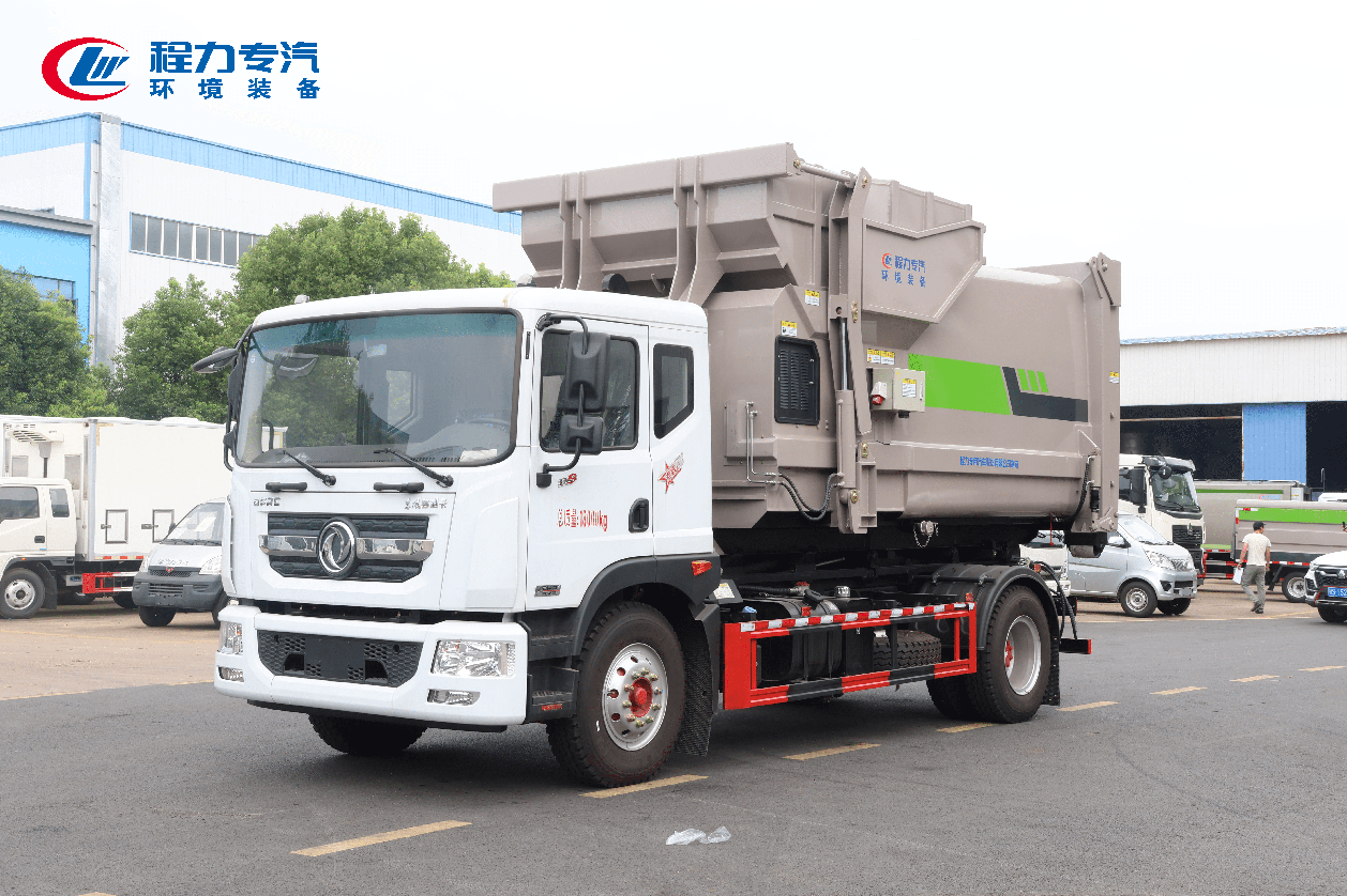 东风多利卡D9勾臂垃圾车