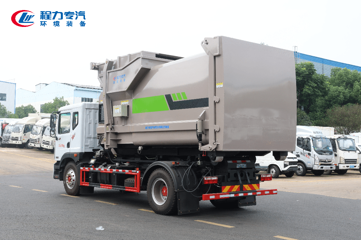 东风多利卡D9勾臂垃圾车