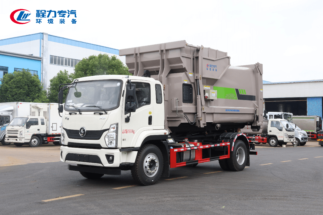 陕汽轩德X9勾臂垃圾车