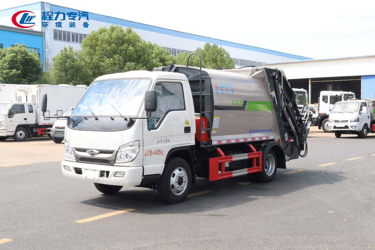 福田小卡之星3弧形箱体压缩垃圾车