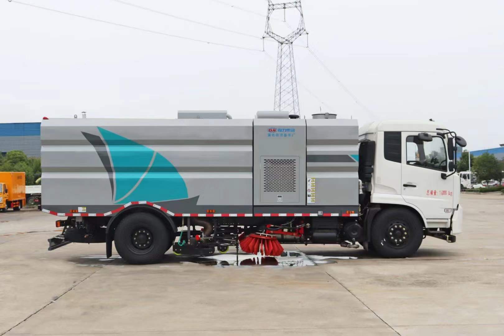 东风天锦洗扫车