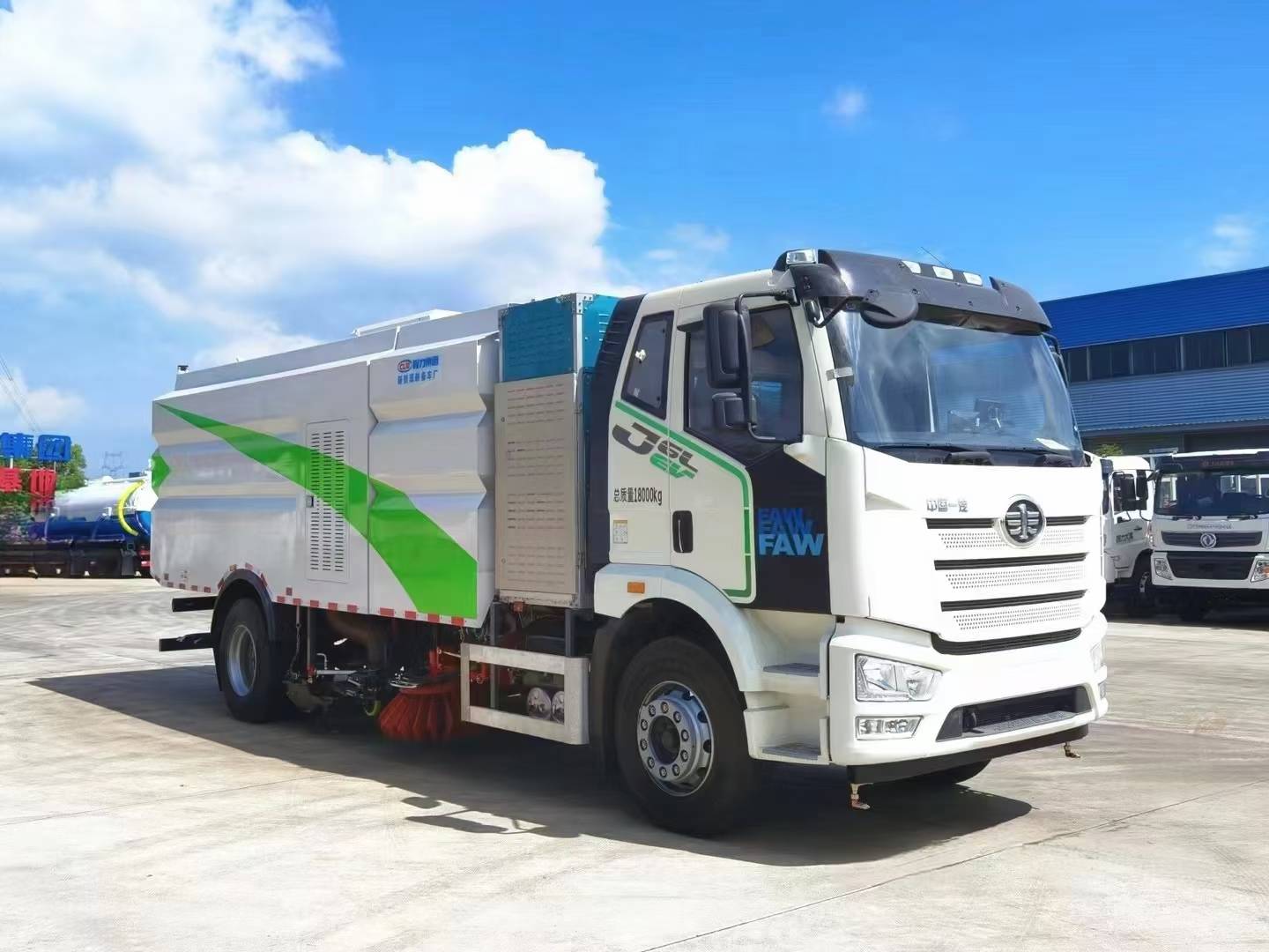 解放纯电动洗扫车